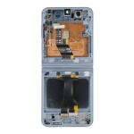 Service Pack - Battery and OLED Assembly With Frame Compatible for Samsung Galaxy Z Flip 6 5G (US & International) – Blue